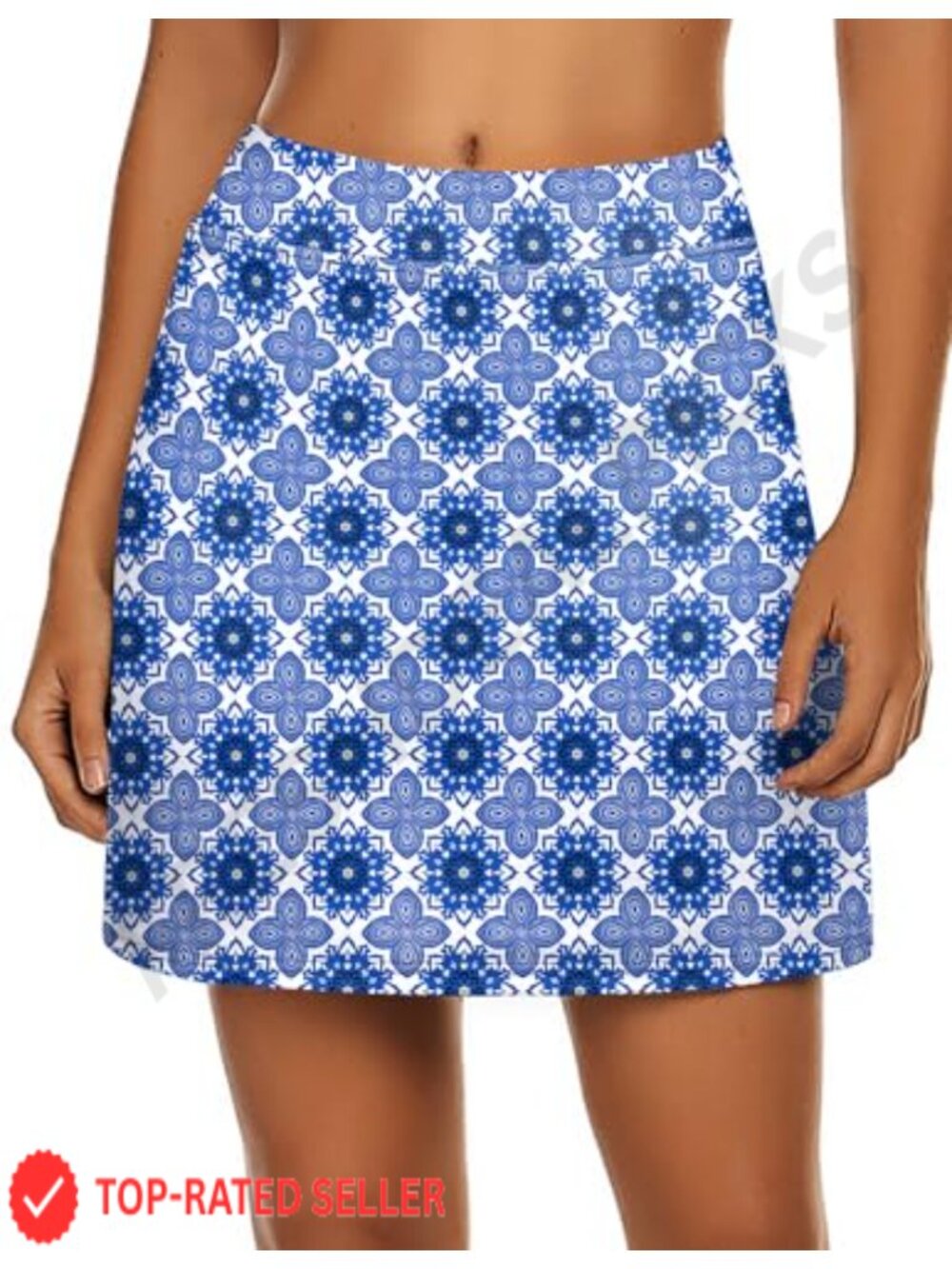 Ekouaer Women's Active Skort Lightweight Skirt Golf Tennis
